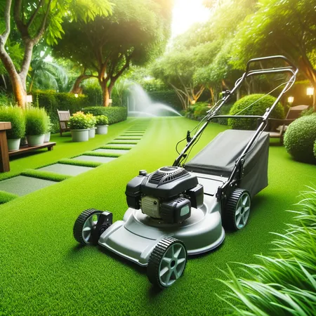 Optimiza tu jardín con un cortacésped de alta eficiencia y recolección automatizada. Ideal para espacios pequeños y extensos.