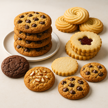 Explora galletas artesanas y gourmet elaboradas con ingredientes de primera calidad. Prueba las galletas de chocolate belga y las de mantequilla.