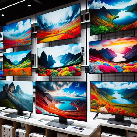 monitores de alta definición con tecnología 4K y diseño minimalista. Ideal para hogares y profesionales.