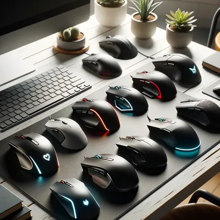 Explora ratones PC de última generación con sensores ópticos y batería duradera, ideales para diseño y gaming.